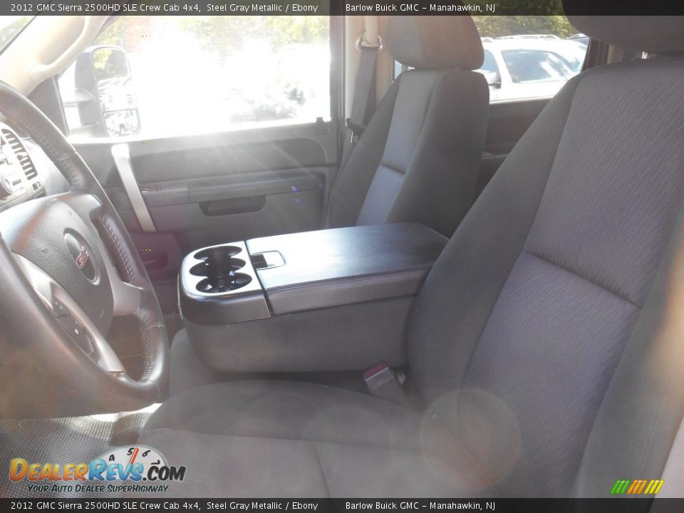 2012 GMC Sierra 2500HD SLE Crew Cab 4x4 Steel Gray Metallic / Ebony Photo #26