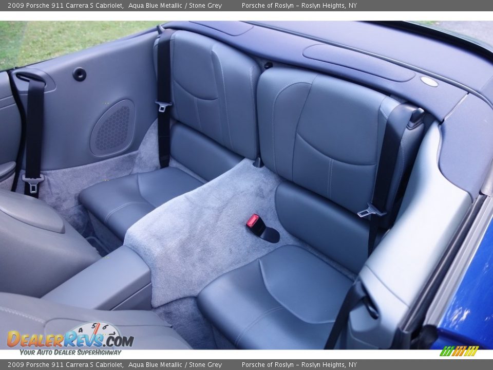 2009 Porsche 911 Carrera S Cabriolet Aqua Blue Metallic / Stone Grey Photo #18