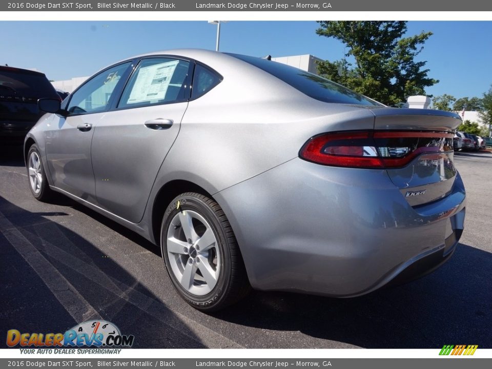 2016 Dodge Dart SXT Sport Billet Silver Metallic / Black Photo #2
