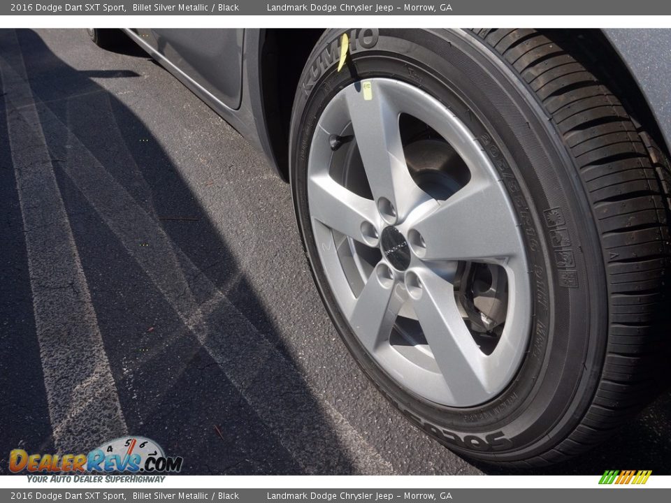 2016 Dodge Dart SXT Sport Billet Silver Metallic / Black Photo #3