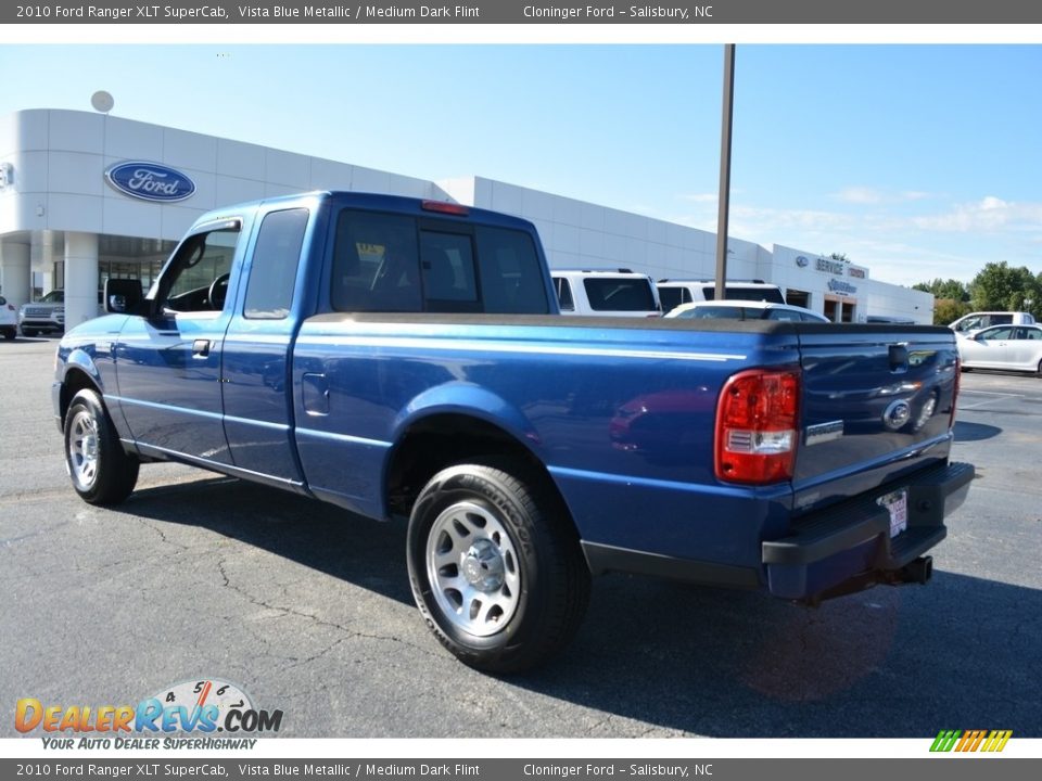 2010 Ford Ranger XLT SuperCab Vista Blue Metallic / Medium Dark Flint Photo #5