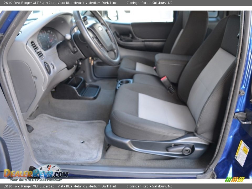 2010 Ford Ranger XLT SuperCab Vista Blue Metallic / Medium Dark Flint Photo #11