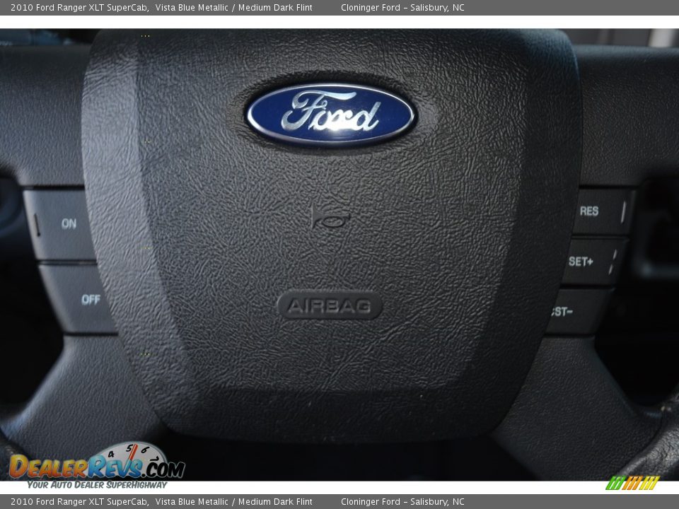 2010 Ford Ranger XLT SuperCab Vista Blue Metallic / Medium Dark Flint Photo #18