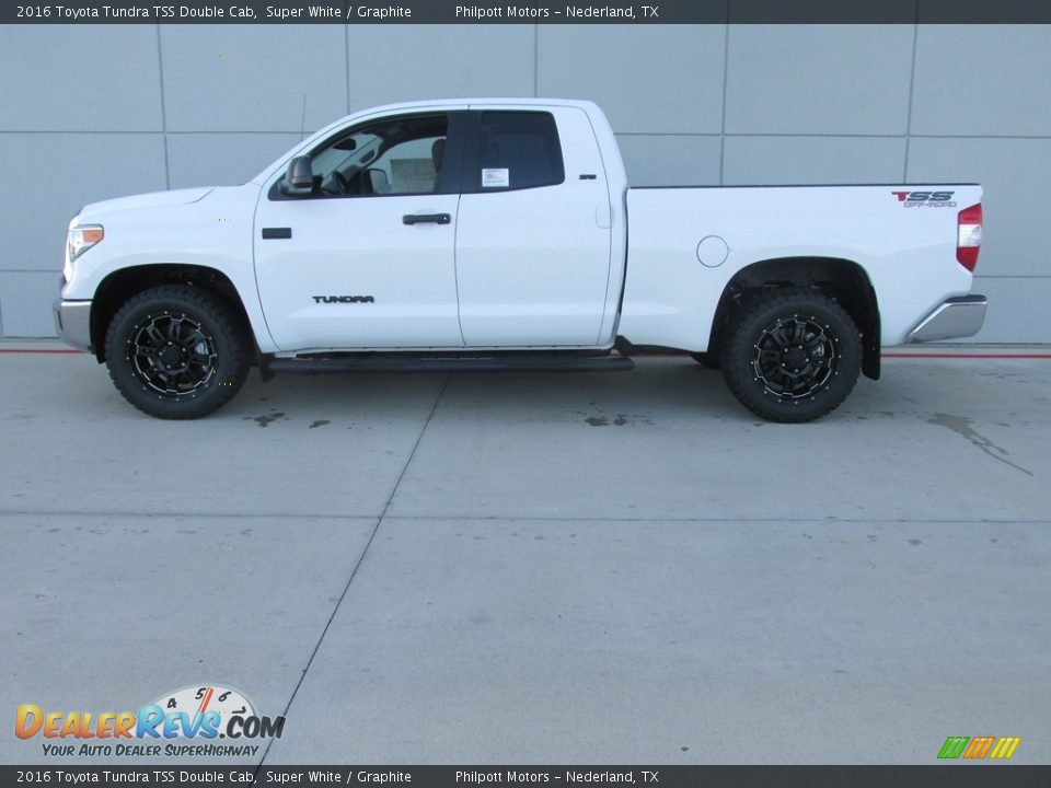 2016 Toyota Tundra TSS Double Cab Super White / Graphite Photo #6