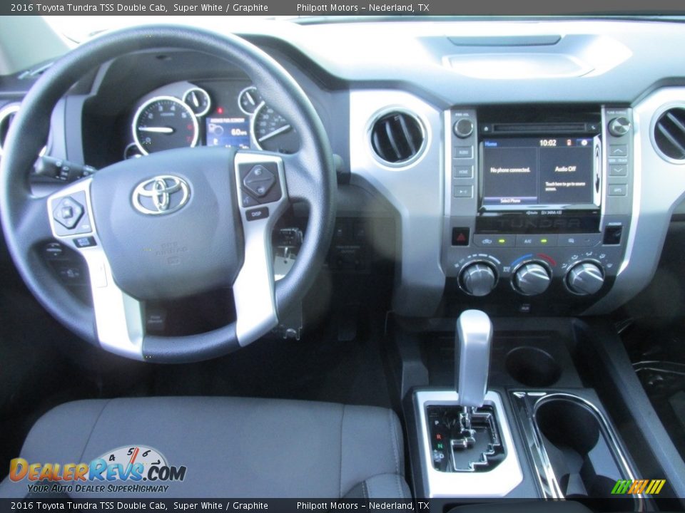 2016 Toyota Tundra TSS Double Cab Super White / Graphite Photo #25
