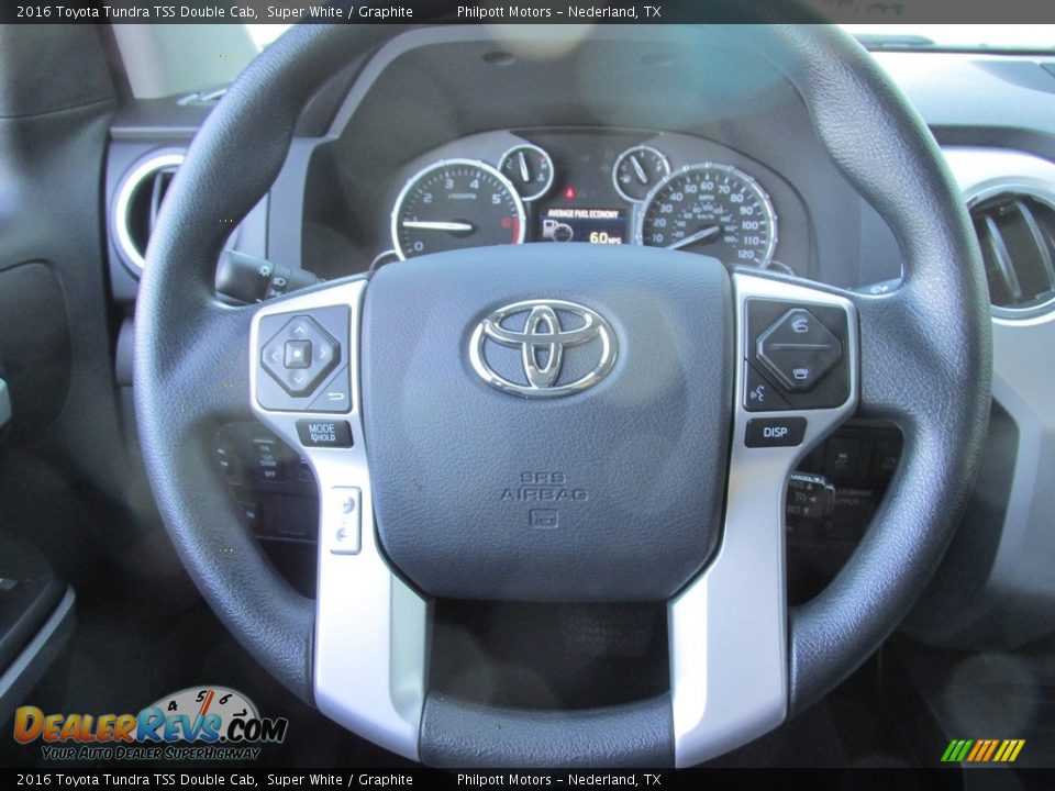 2016 Toyota Tundra TSS Double Cab Super White / Graphite Photo #31
