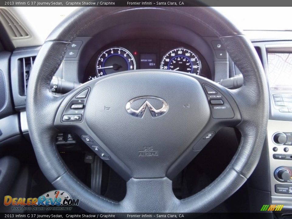 2013 Infiniti G 37 Journey Sedan Graphite Shadow / Graphite Photo #16