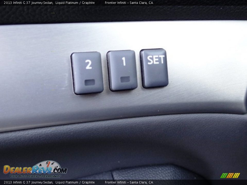 2013 Infiniti G 37 Journey Sedan Liquid Platinum / Graphite Photo #30