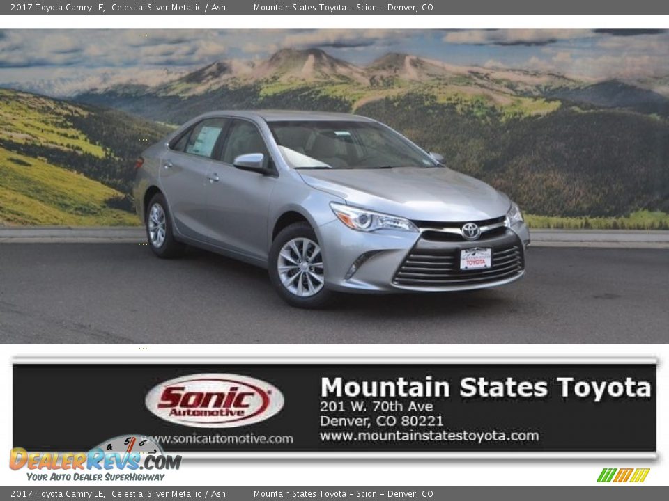 2017 Toyota Camry LE Celestial Silver Metallic / Ash Photo #1