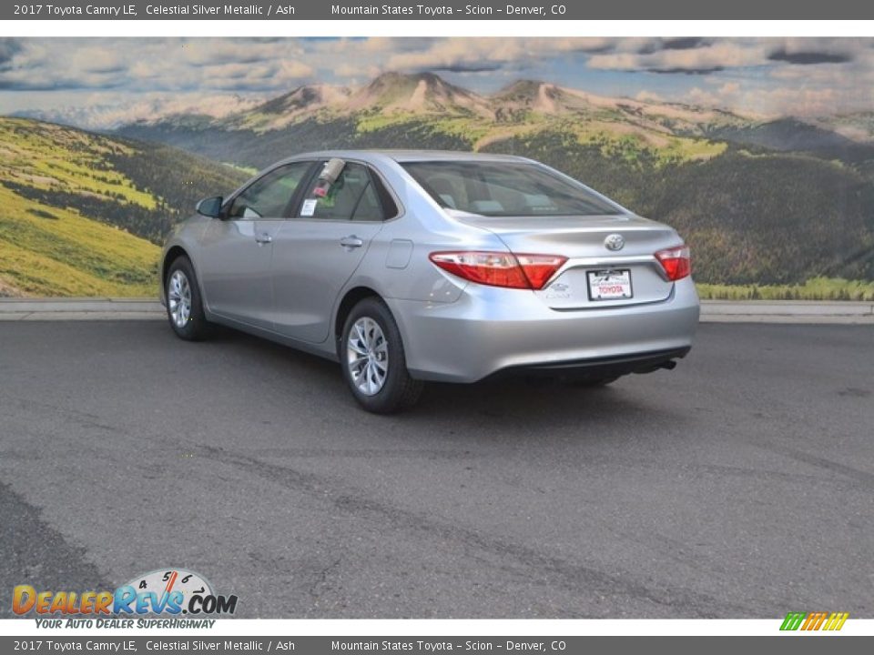 2017 Toyota Camry LE Celestial Silver Metallic / Ash Photo #3