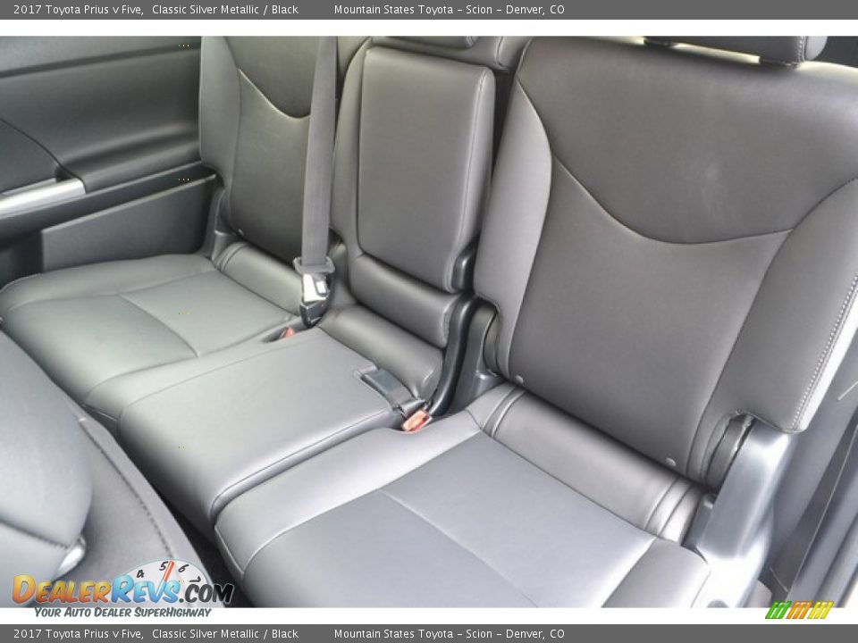 Rear Seat of 2017 Toyota Prius v Five Photo #7