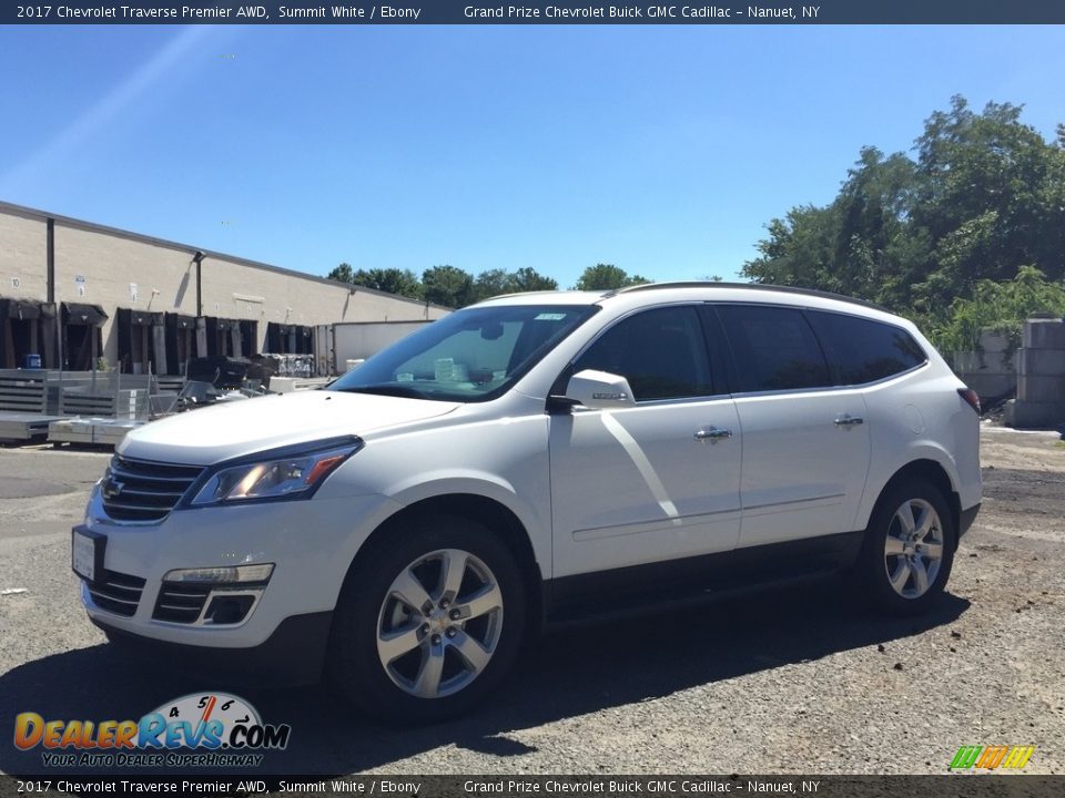 2017 Chevrolet Traverse Premier AWD Summit White / Ebony Photo #1