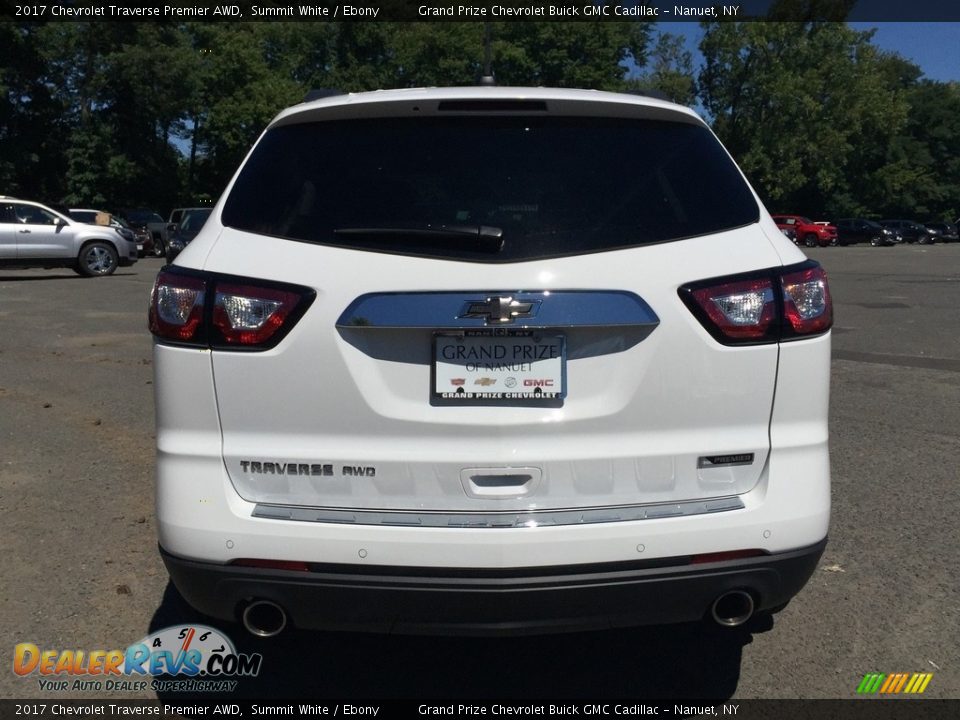 2017 Chevrolet Traverse Premier AWD Summit White / Ebony Photo #5