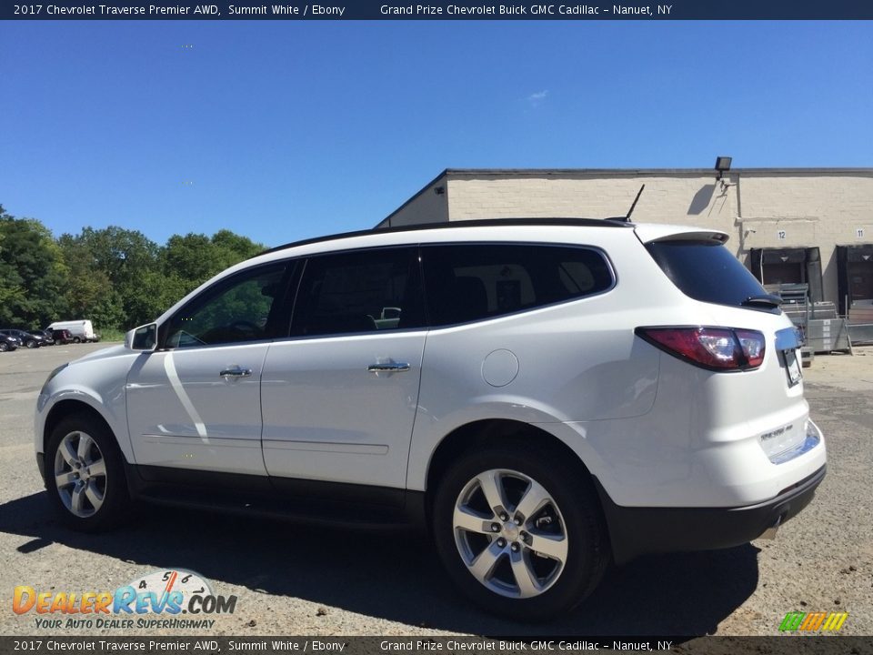 2017 Chevrolet Traverse Premier AWD Summit White / Ebony Photo #6