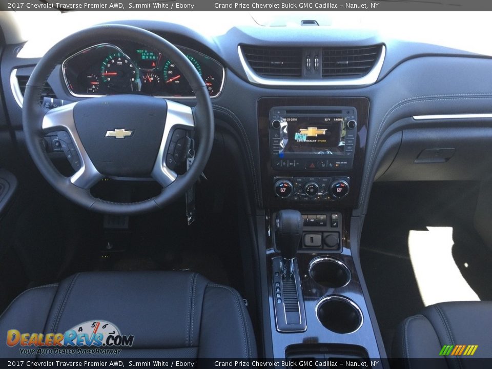 2017 Chevrolet Traverse Premier AWD Summit White / Ebony Photo #8