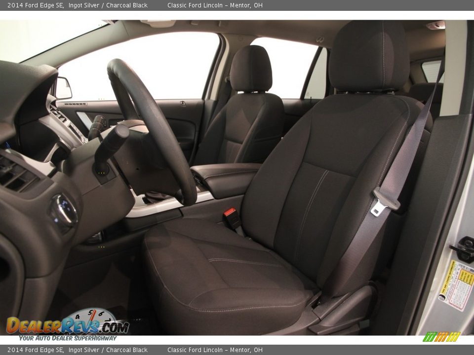 2014 Ford Edge SE Ingot Silver / Charcoal Black Photo #5