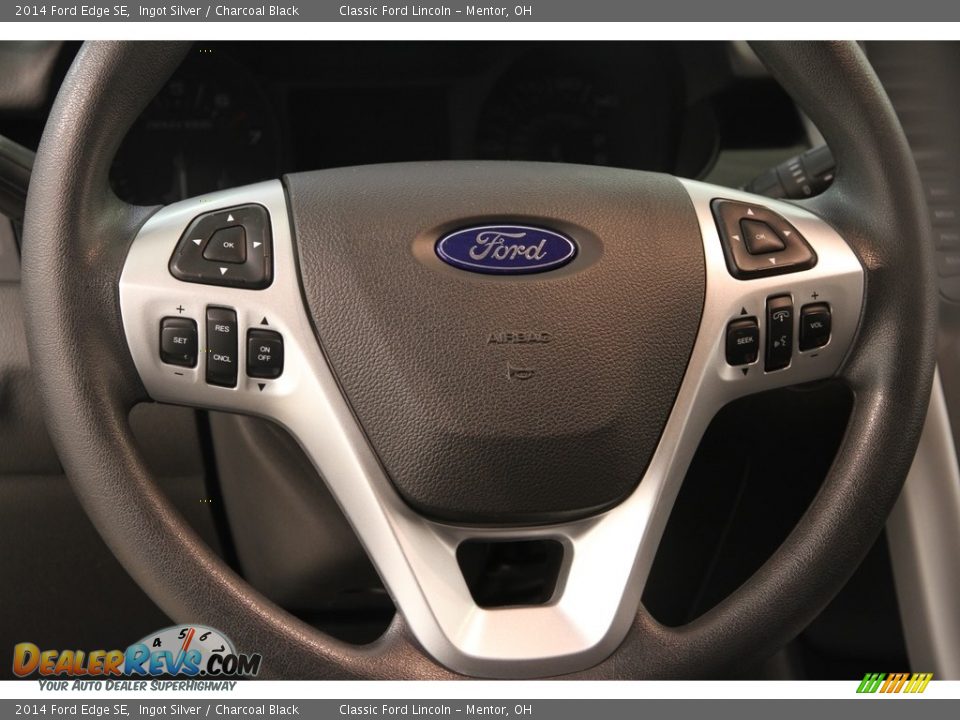 2014 Ford Edge SE Ingot Silver / Charcoal Black Photo #6