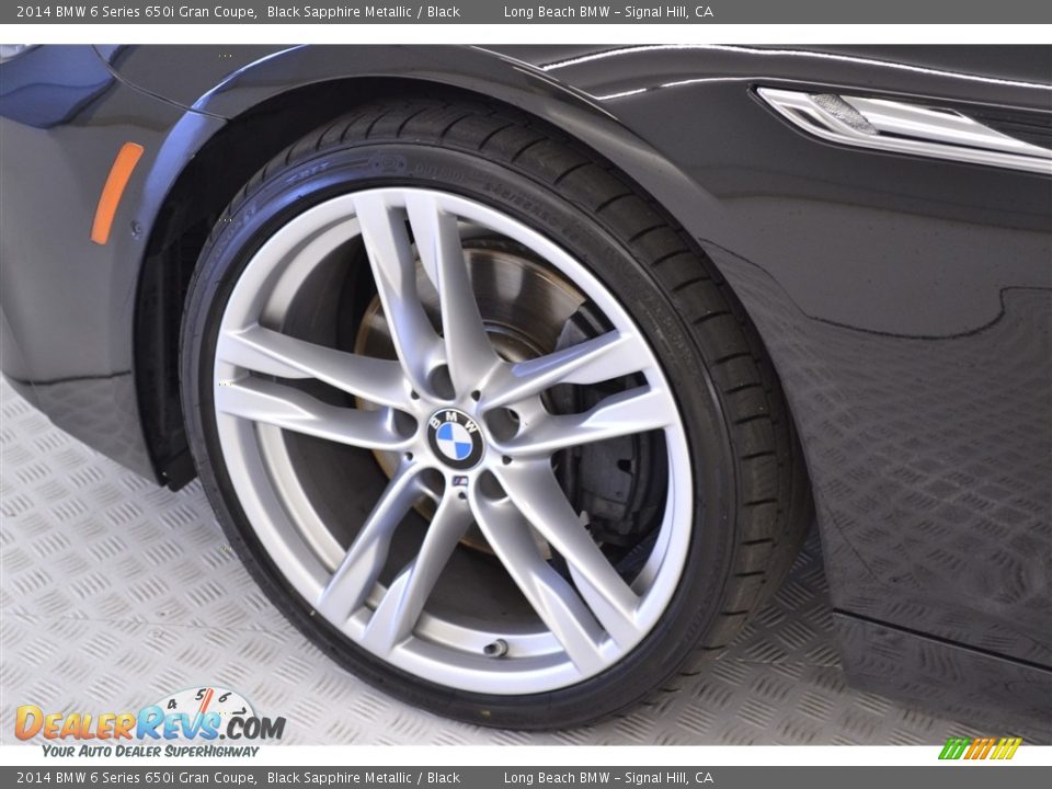 2014 BMW 6 Series 650i Gran Coupe Black Sapphire Metallic / Black Photo #9