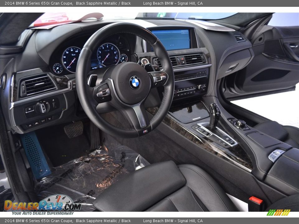 2014 BMW 6 Series 650i Gran Coupe Black Sapphire Metallic / Black Photo #12