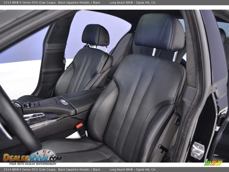 2014 BMW 6 Series 650i Gran Coupe Black Sapphire Metallic / Black Photo #13