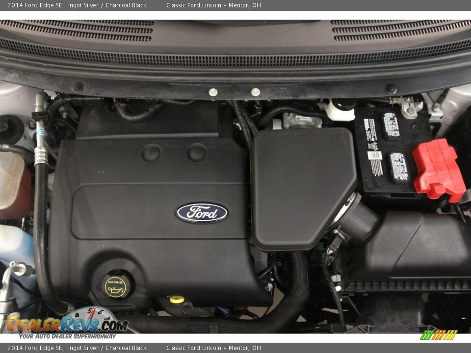 2014 Ford Edge SE Ingot Silver / Charcoal Black Photo #15