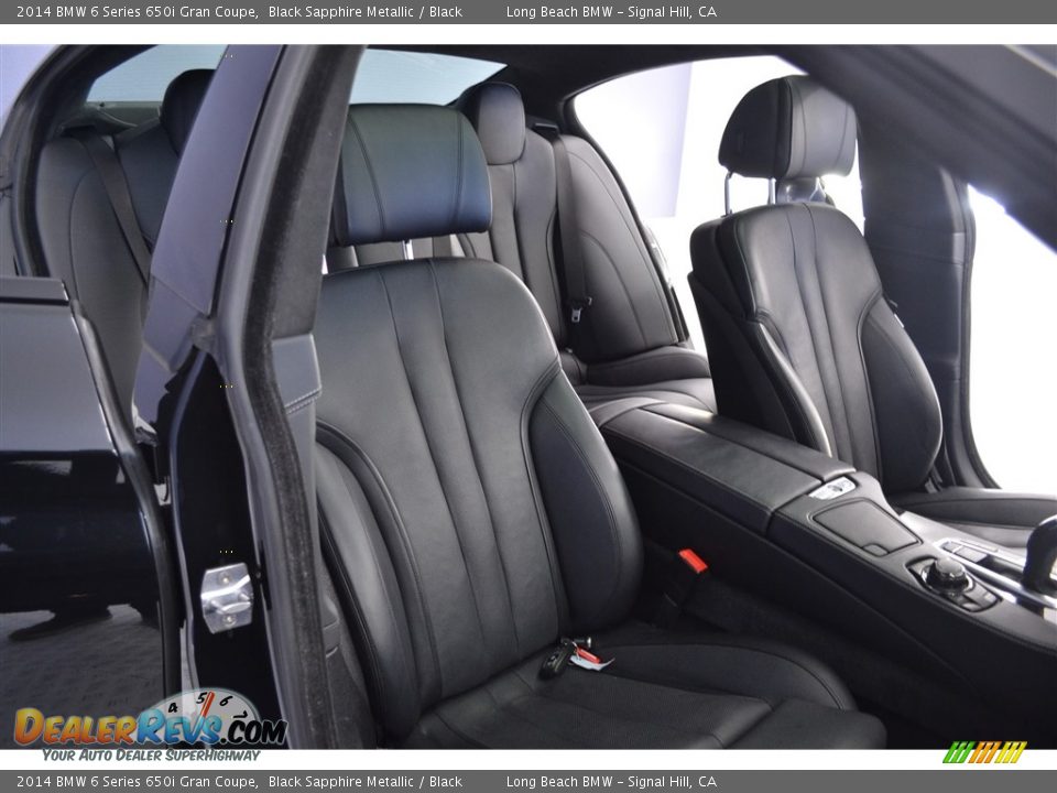 2014 BMW 6 Series 650i Gran Coupe Black Sapphire Metallic / Black Photo #17