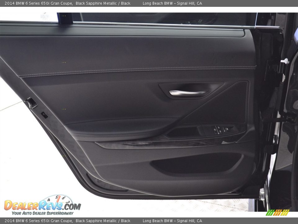 2014 BMW 6 Series 650i Gran Coupe Black Sapphire Metallic / Black Photo #19