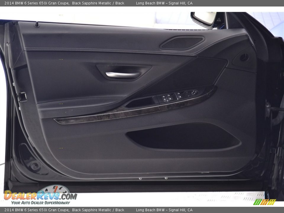 2014 BMW 6 Series 650i Gran Coupe Black Sapphire Metallic / Black Photo #20