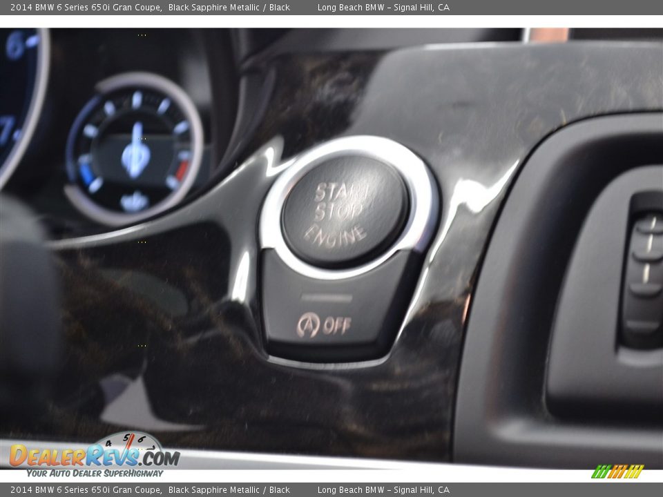 2014 BMW 6 Series 650i Gran Coupe Black Sapphire Metallic / Black Photo #27