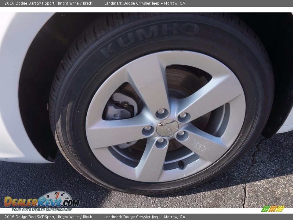 2016 Dodge Dart SXT Sport Bright White / Black Photo #5