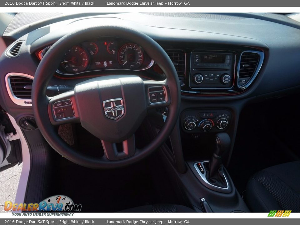 2016 Dodge Dart SXT Sport Bright White / Black Photo #7