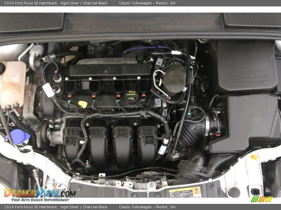 2014 Ford Focus SE Hatchback Ingot Silver / Charcoal Black Photo #18