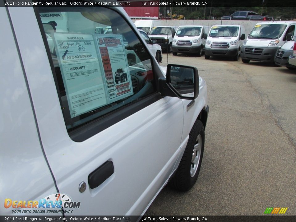 2011 Ford Ranger XL Regular Cab Oxford White / Medium Dark Flint Photo #26