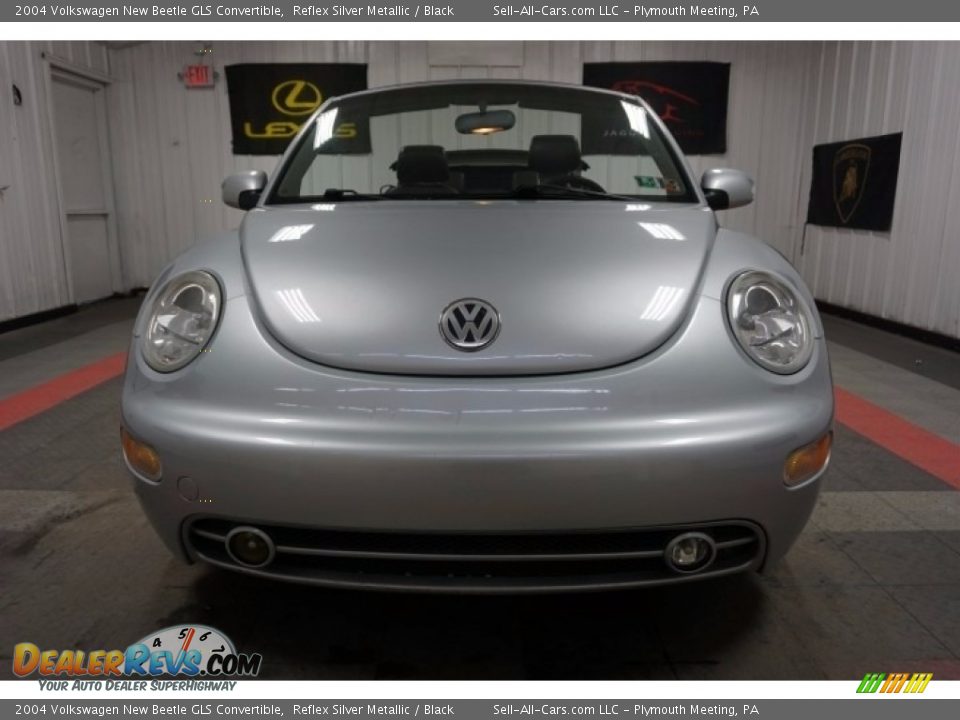 2004 Volkswagen New Beetle GLS Convertible Reflex Silver Metallic / Black Photo #4