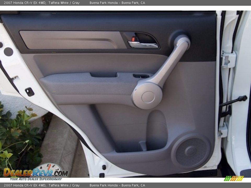 2007 Honda CR-V EX 4WD Taffeta White / Gray Photo #22