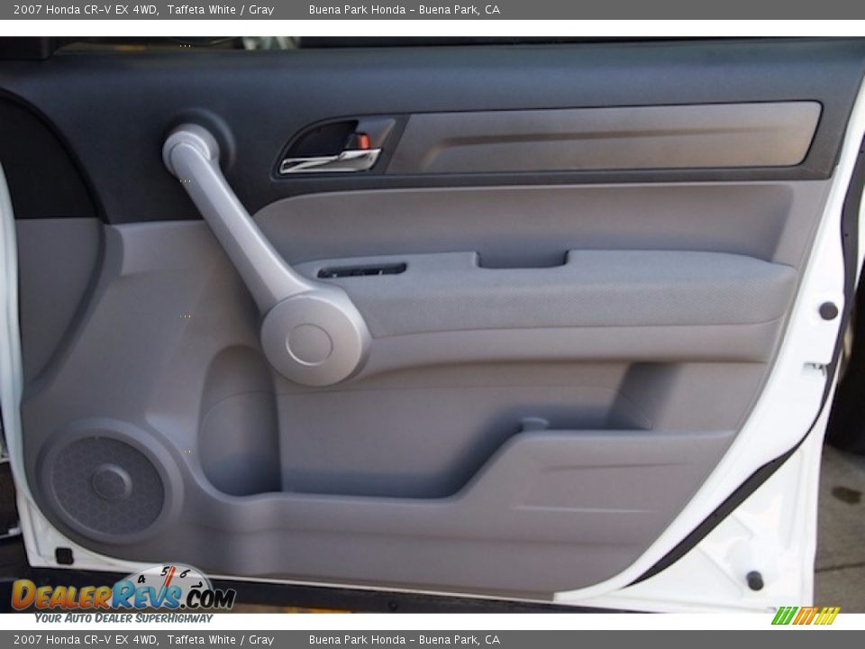 2007 Honda CR-V EX 4WD Taffeta White / Gray Photo #24