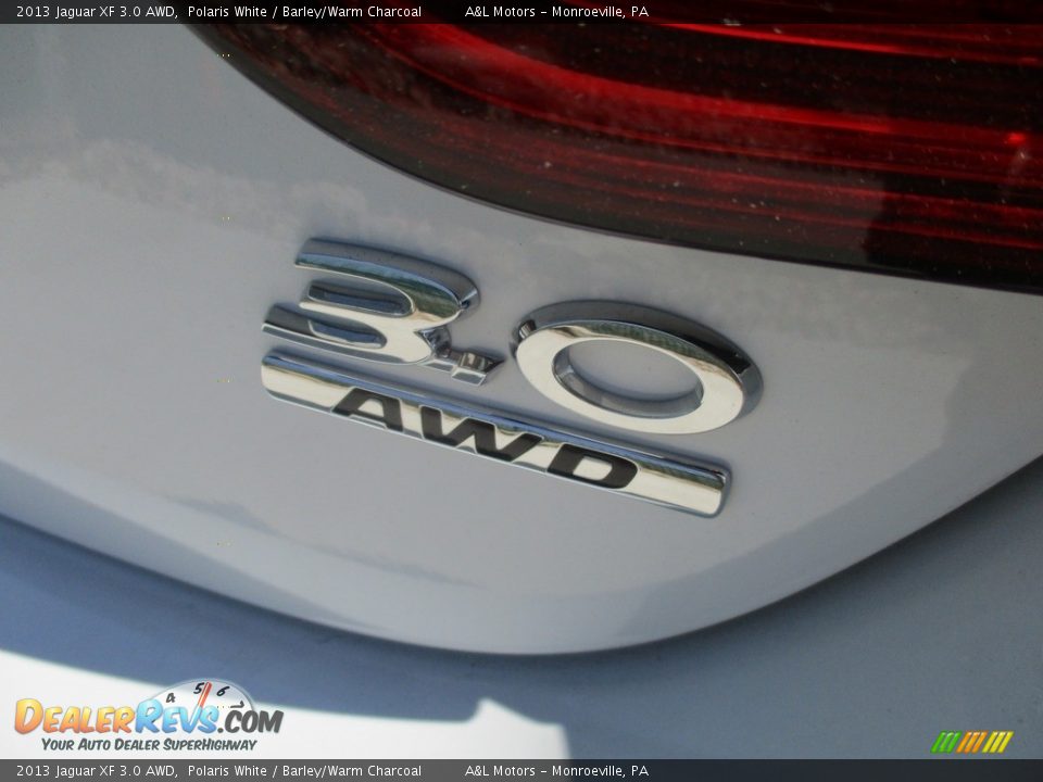2013 Jaguar XF 3.0 AWD Polaris White / Barley/Warm Charcoal Photo #5
