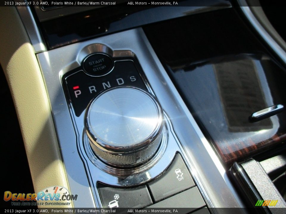 2013 Jaguar XF 3.0 AWD Polaris White / Barley/Warm Charcoal Photo #15