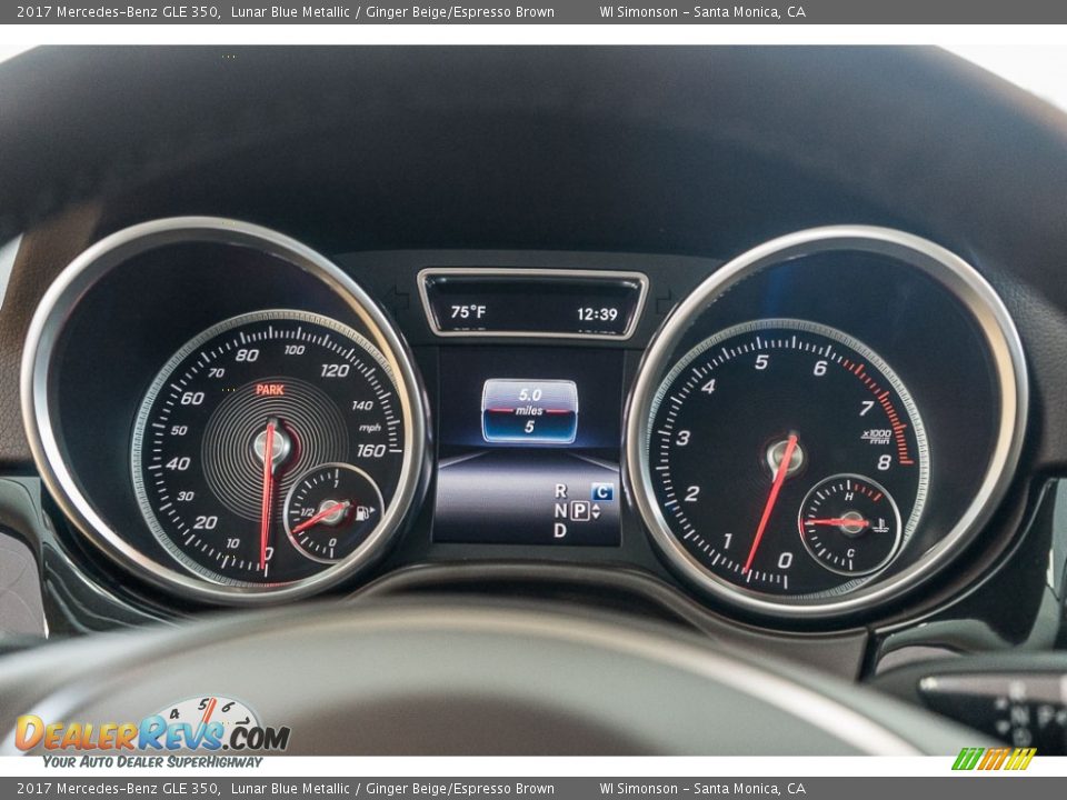 2017 Mercedes-Benz GLE 350 Gauges Photo #7