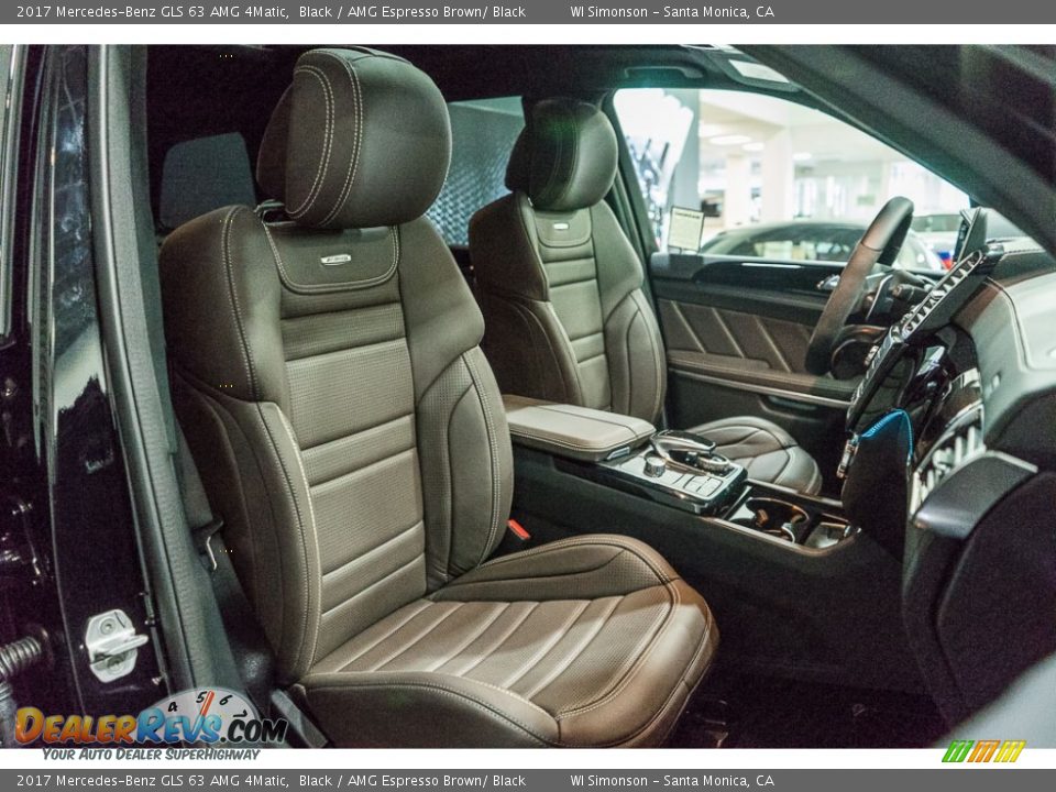 AMG Espresso Brown/ Black Interior - 2017 Mercedes-Benz GLS 63 AMG 4Matic Photo #2