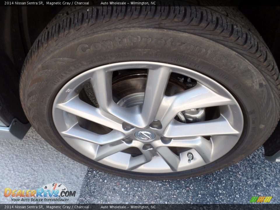 2014 Nissan Sentra SR Magnetic Gray / Charcoal Photo #7