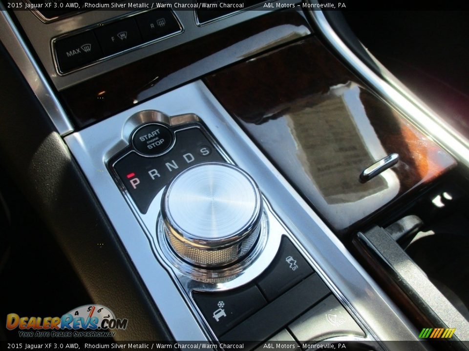 2015 Jaguar XF 3.0 AWD Rhodium Silver Metallic / Warm Charcoal/Warm Charcoal Photo #17