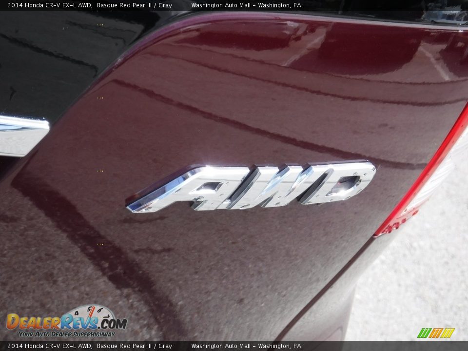 2014 Honda CR-V EX-L AWD Basque Red Pearl II / Gray Photo #10