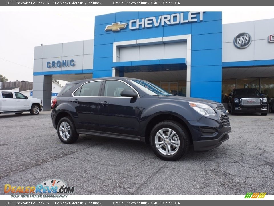 2017 Chevrolet Equinox LS Blue Velvet Metallic / Jet Black Photo #1
