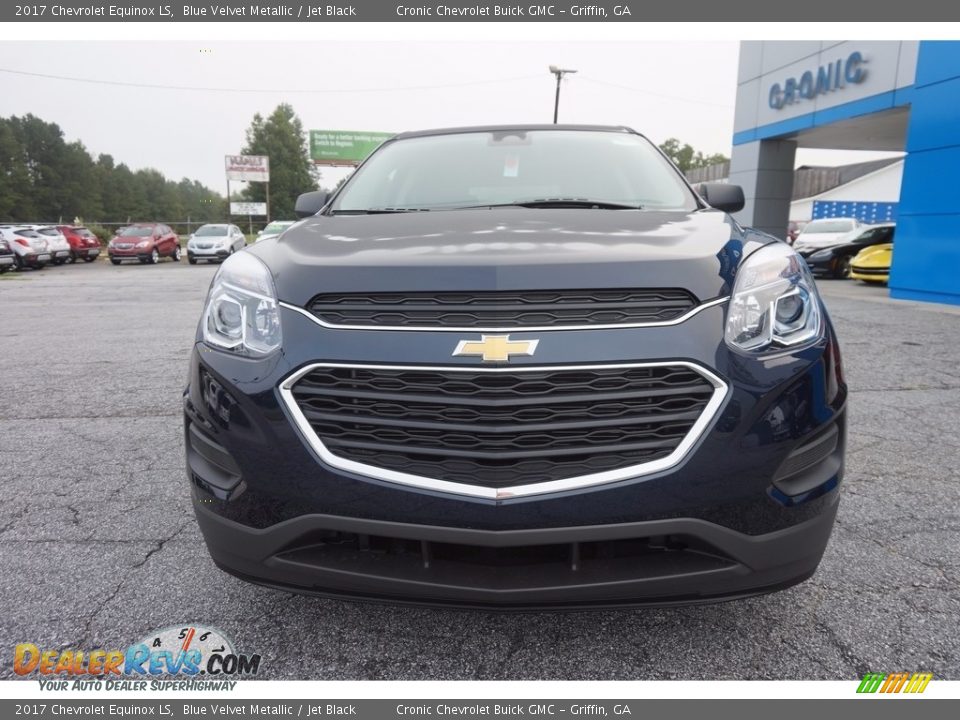 2017 Chevrolet Equinox LS Blue Velvet Metallic / Jet Black Photo #2