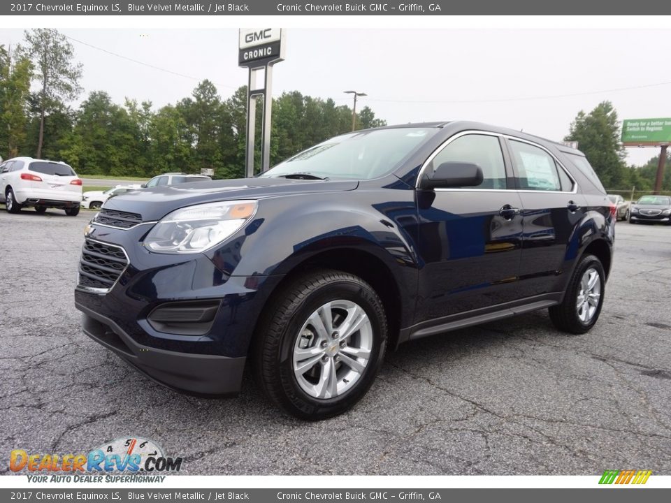 2017 Chevrolet Equinox LS Blue Velvet Metallic / Jet Black Photo #3