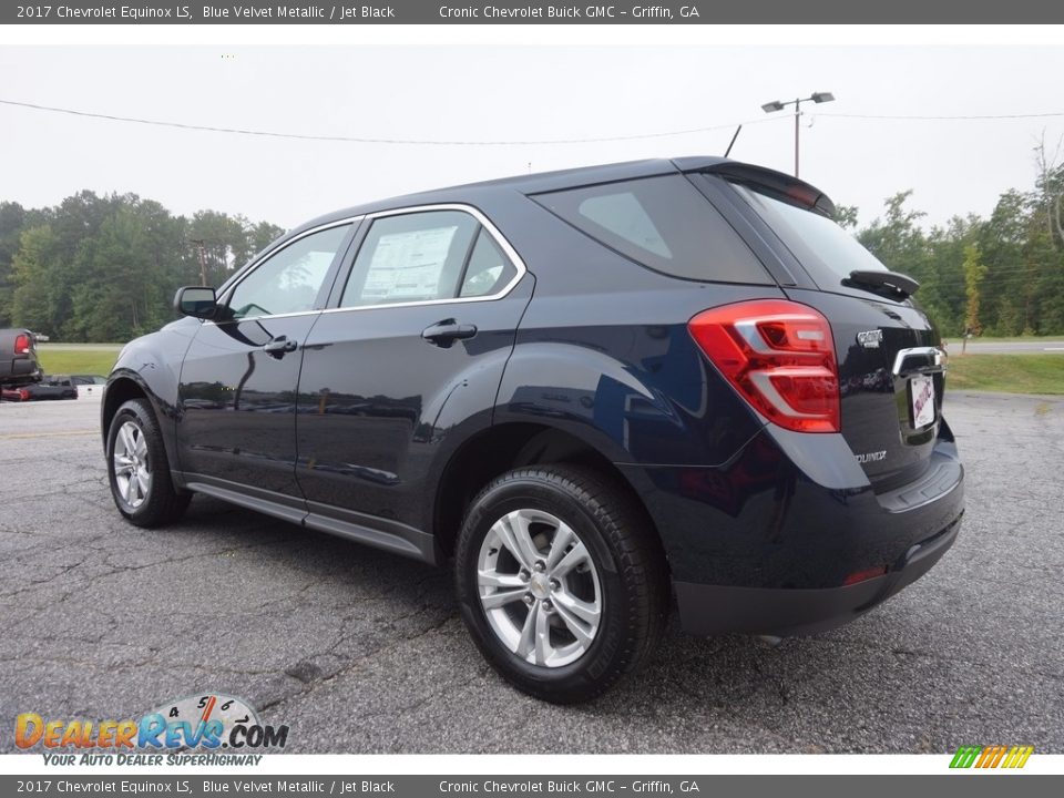 2017 Chevrolet Equinox LS Blue Velvet Metallic / Jet Black Photo #5