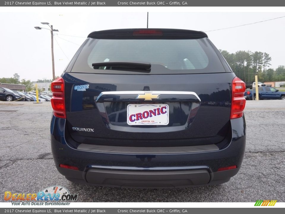 2017 Chevrolet Equinox LS Blue Velvet Metallic / Jet Black Photo #6