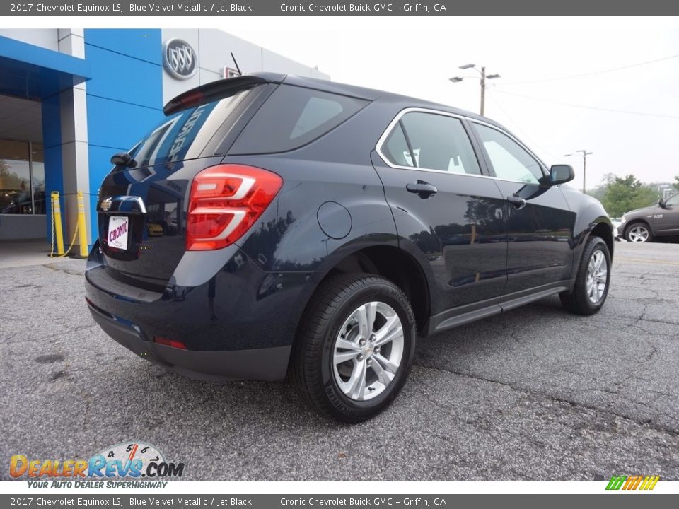 2017 Chevrolet Equinox LS Blue Velvet Metallic / Jet Black Photo #7