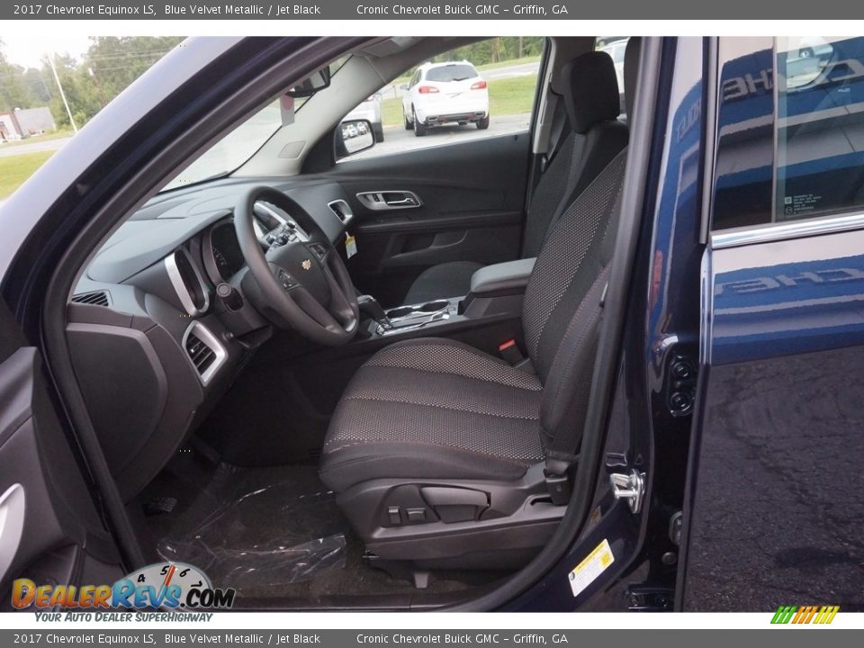 2017 Chevrolet Equinox LS Blue Velvet Metallic / Jet Black Photo #9